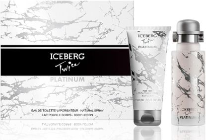 Picture of Iceberg Twice Platinum 125ml + Perfumed Body Lotion 100ml