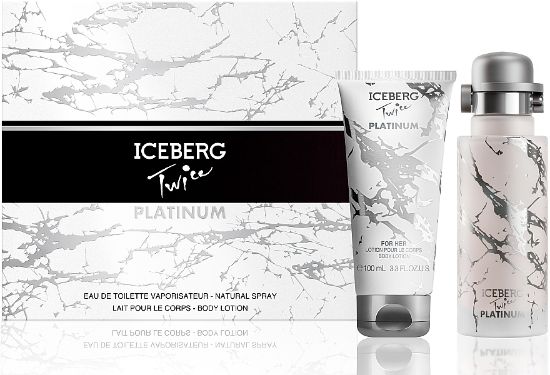 Слика на Iceberg Twice Platinum 125ml + Perfumed Body Lotion 100ml