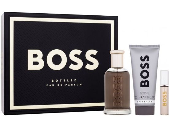 Слика на Boss Bottled EDP 100ml + Travel Spray 10ml + Shower Gel