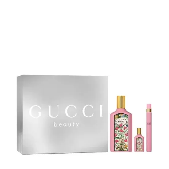 Слика на Gucci Glora Gorgeous Gardenia EDP 100ml + Travel Spray 10ml + Mini 5ml