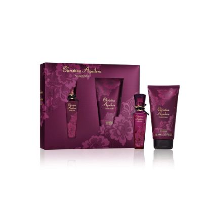 Слика на Christina Aguilera Violet Noir 30ml EDP + Shower Gel 150ml