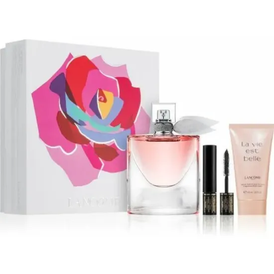 Слика на La Vie Est Belle EDP 50ml + Body Lotion + Lancome Mascara