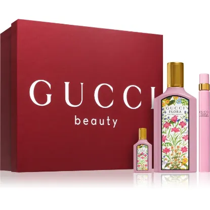 Слика на Gucci Glora Gorgeous Gardenia EDP 100ml + Travel Spray 10ml + Mini 5ml