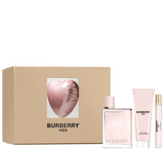 Слика на Burberry Her Eau de Parfum 100ml + Travel Spray 10ml + Body Lotion