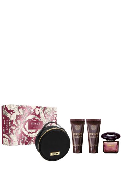 Слика на Crystal Noir EDP 90ml + Body Lotion + Shower Gel + Versace Bag