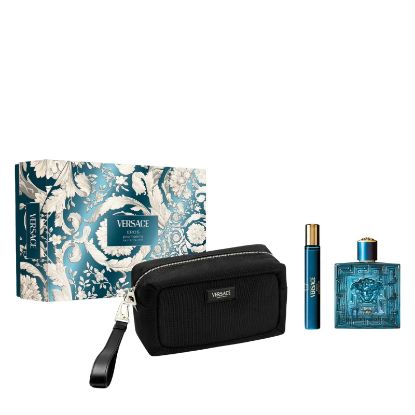 Слика на Eros Pour Homme EDT 100ml + Travel 10ml + Versace Neseser