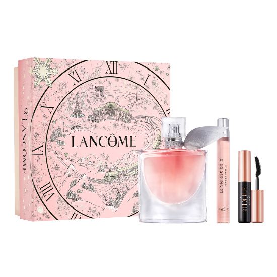 Слика на La Vie Est Belle EDP 50ml + Travel Spray 10ml + Lancome Mascara