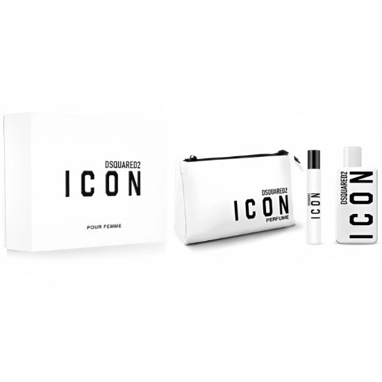 Слика на Icon EDP For Her 100ml + Travel Spray 10ml + DSQ Pouch