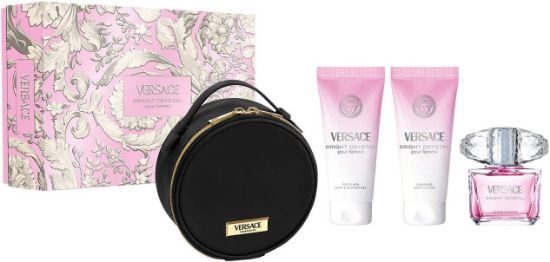 Слика на Bright Crystal EDT 90ml +  Body Lotion + Shower Gel + Versace Bag