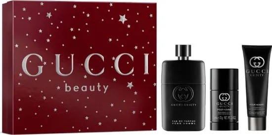 Слика на Gucci Guilty Man 90ml eau de parfum + Deodorant Stick + Shower Gel