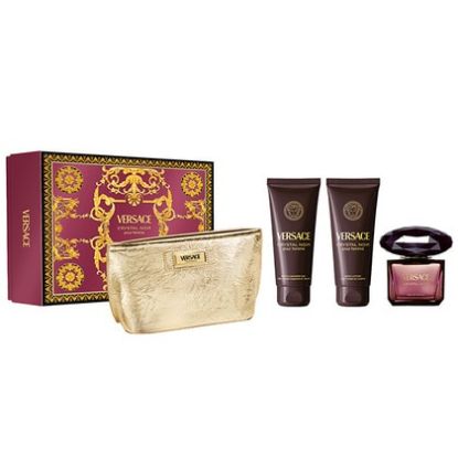 Слика на Crystal Noir EDP 90ml + Body Lotion + Shower Gel + Versace Bag